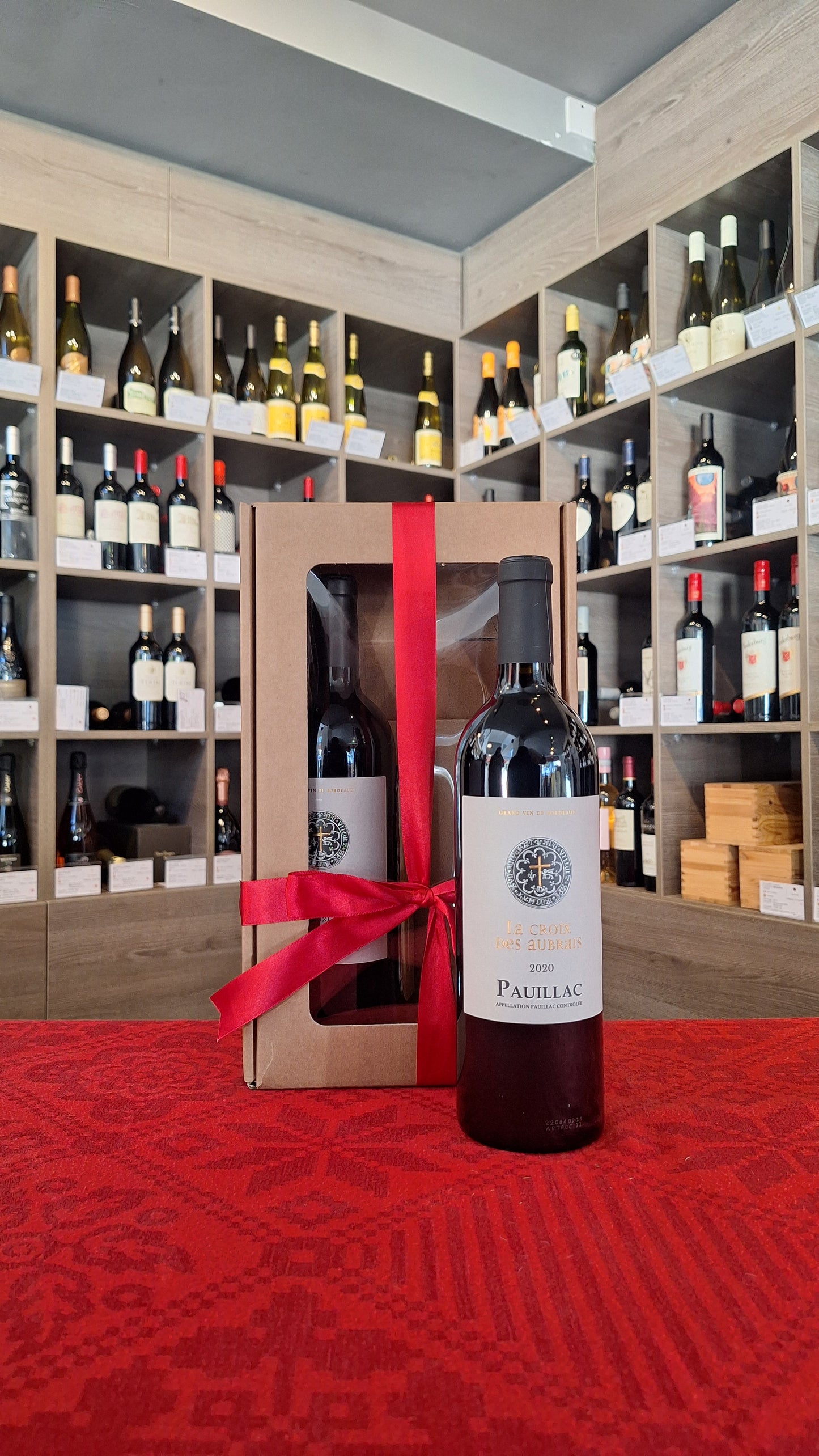 Gift Box With 2 La Croix Des Aubrais Pauillac