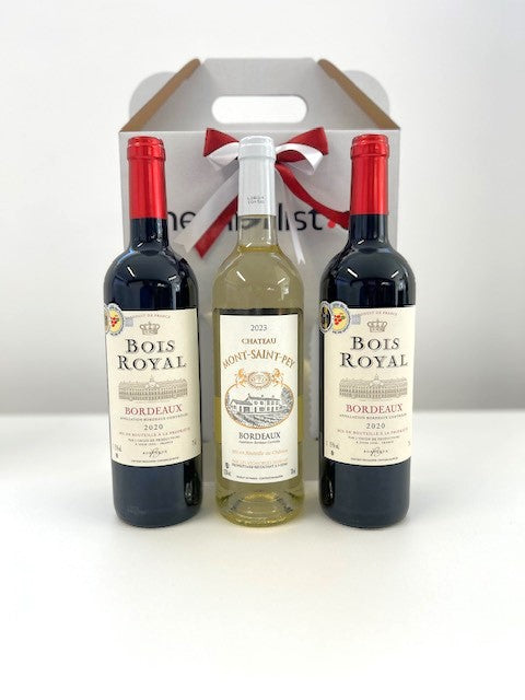 Gift Box With 2 Bois Royal Red & 1 Mont Saint Pey White