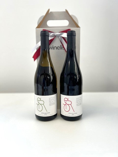 Gift Box With 1 Saint Roch White & 1 Saint Roch Red