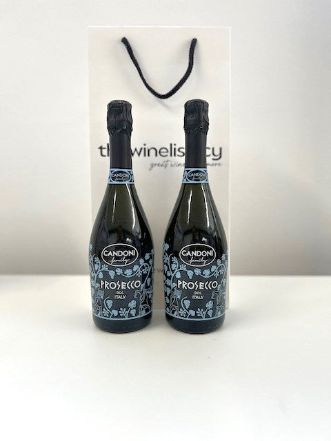 Gift Bag With 2 Candoni Prosecco